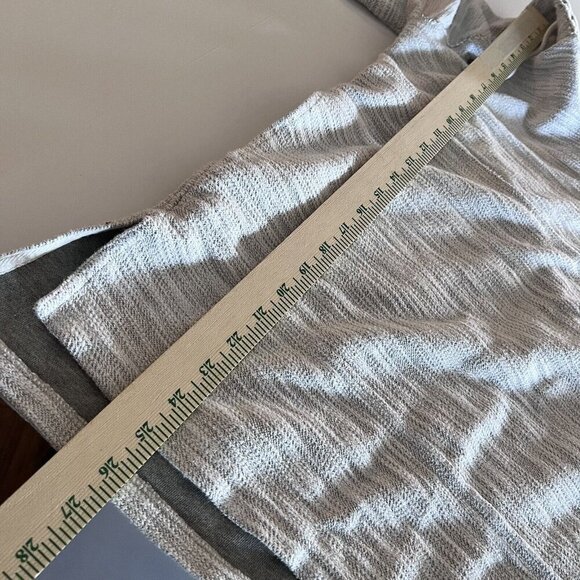 Soft Surroundings My Weekend Hoodie Light Gray Long Sleeve Cotton Women's Size L - Picture 8 of 8